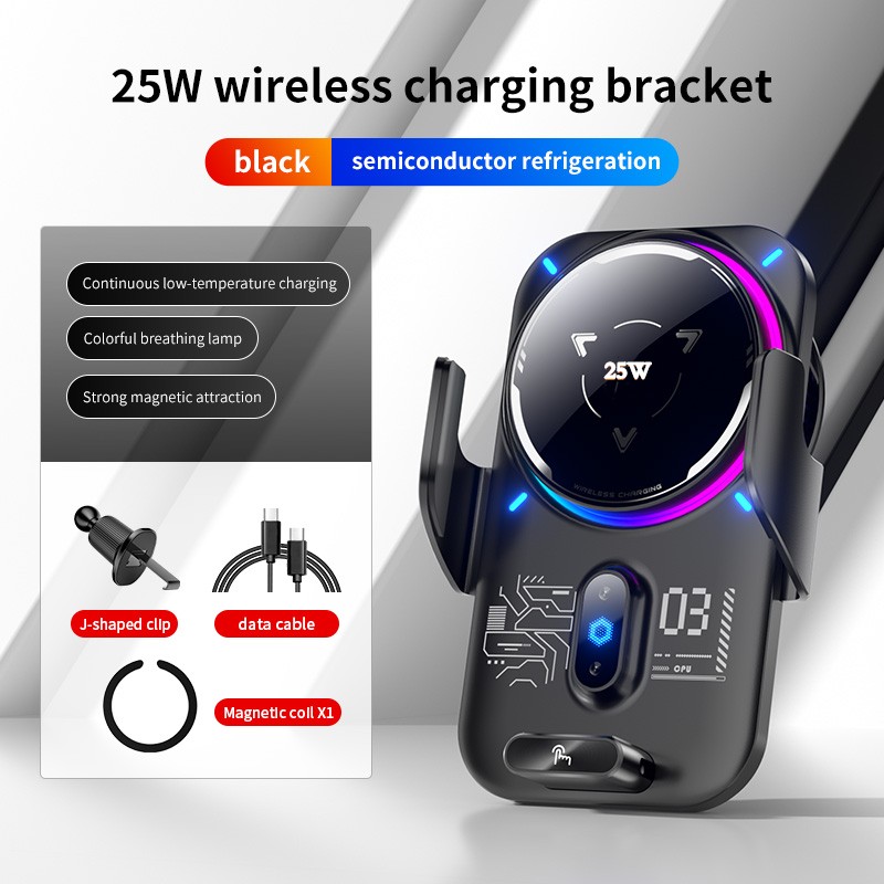 Wireless Car Charger - Nuevo Gadget con Ventilación de Aire,