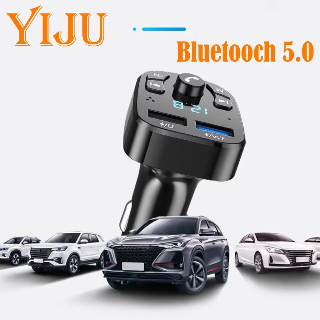 Wireless Car Charger - Transmisor Fm Bluetooth 5,0 para coche,