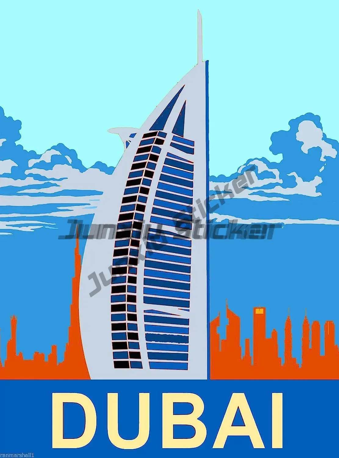 Car Accessories In Dubai - Pegatinas de vinilo autoadhesivas con la