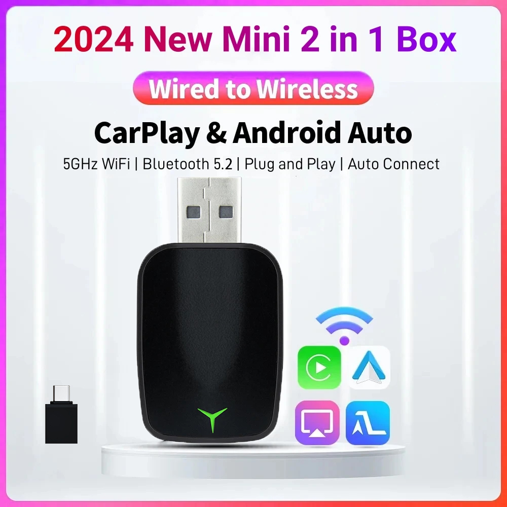 Car Accessories Usa - Nuevo Cable a inalámbrico Carplay Android