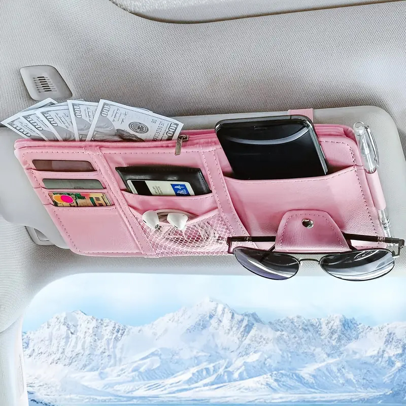 Car Accessories For Elderly - Bolsa de almacenamiento multifuncional de cuero
