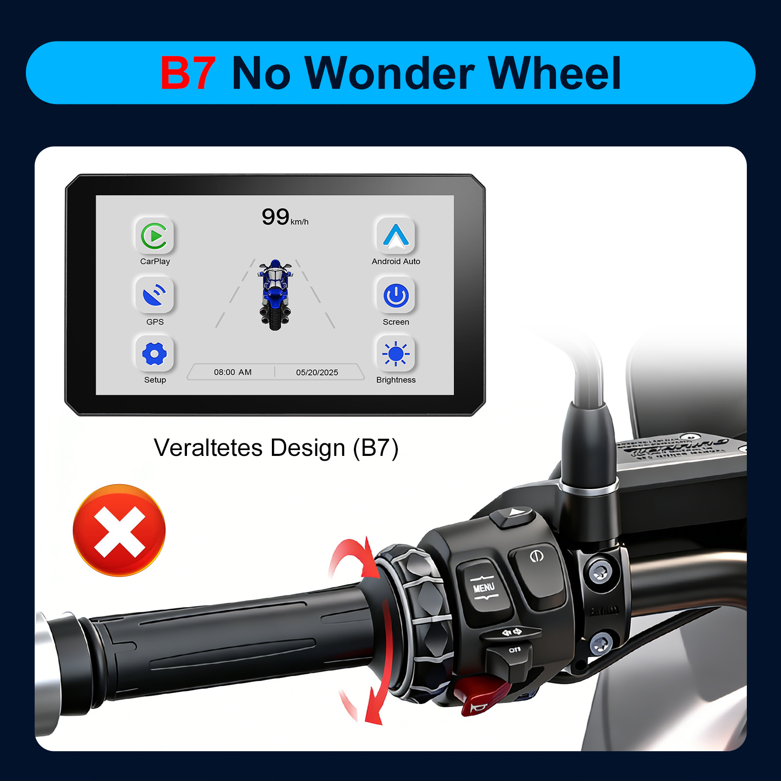 Carplay para BMW XR M1000 R120 - Wireless Car Charger reseña y precio
