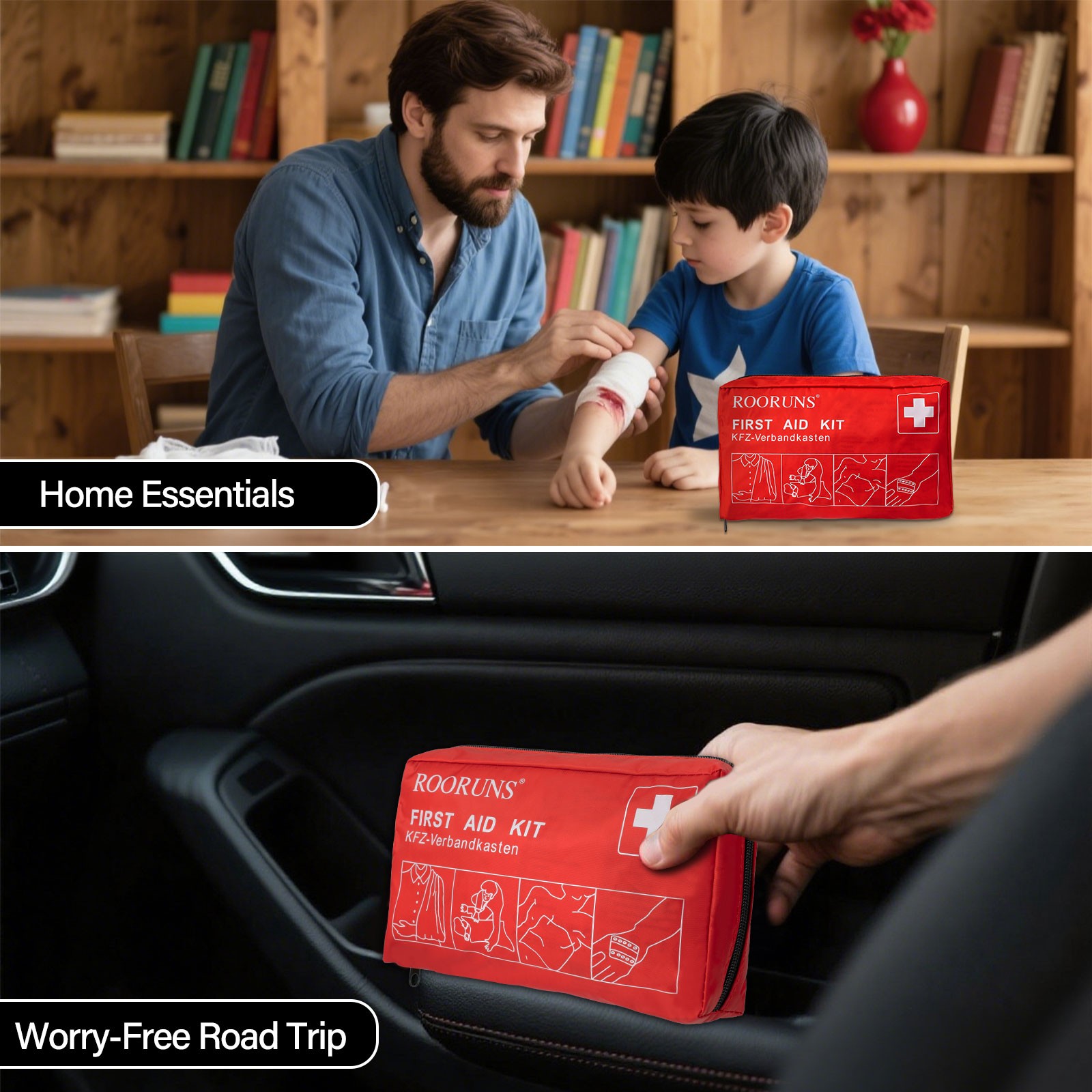Kit de Primeros Auxilios Esenc - Car Accessories For Elderly reseña y precio