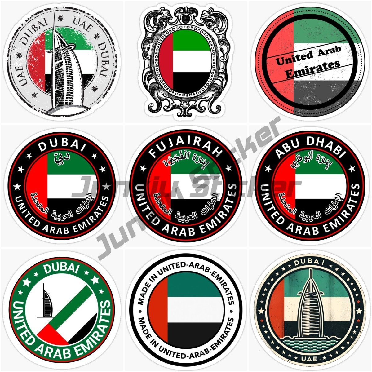 Emblema y distintivo circular  - Car Accessories In Dubai reseña y precio