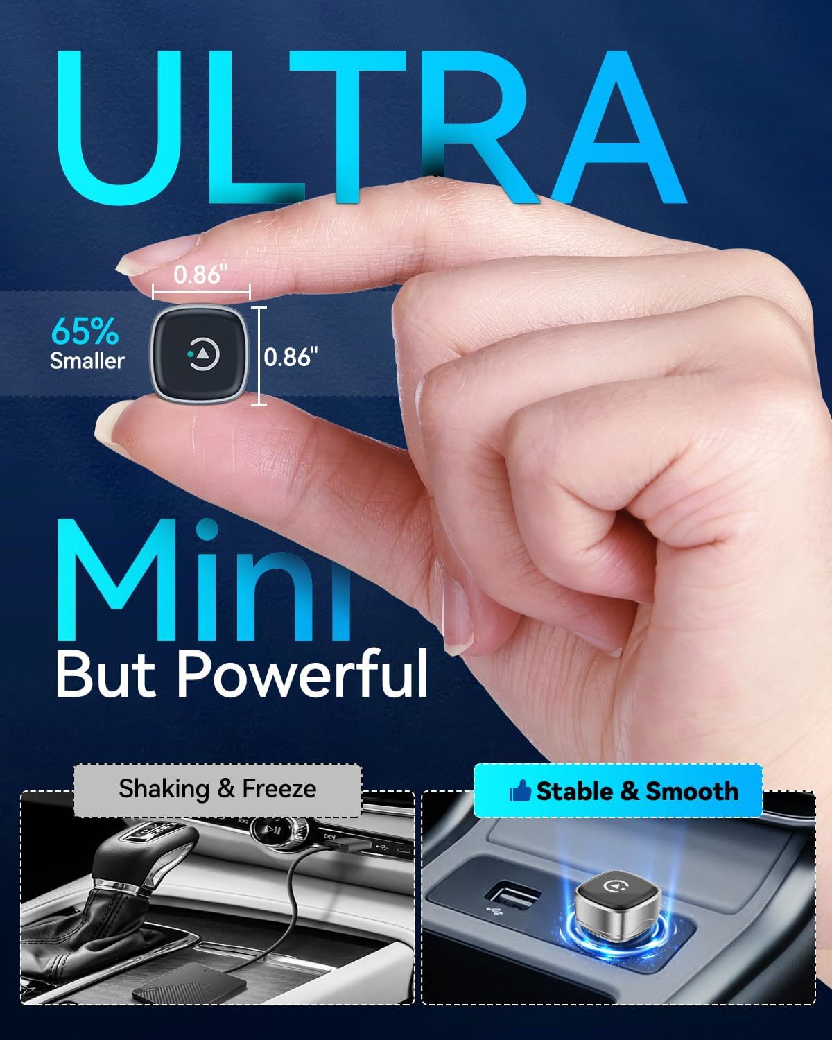 Adaptador Inalámbrico Ultra Mi - Car Accessories Usa reseña y precio
