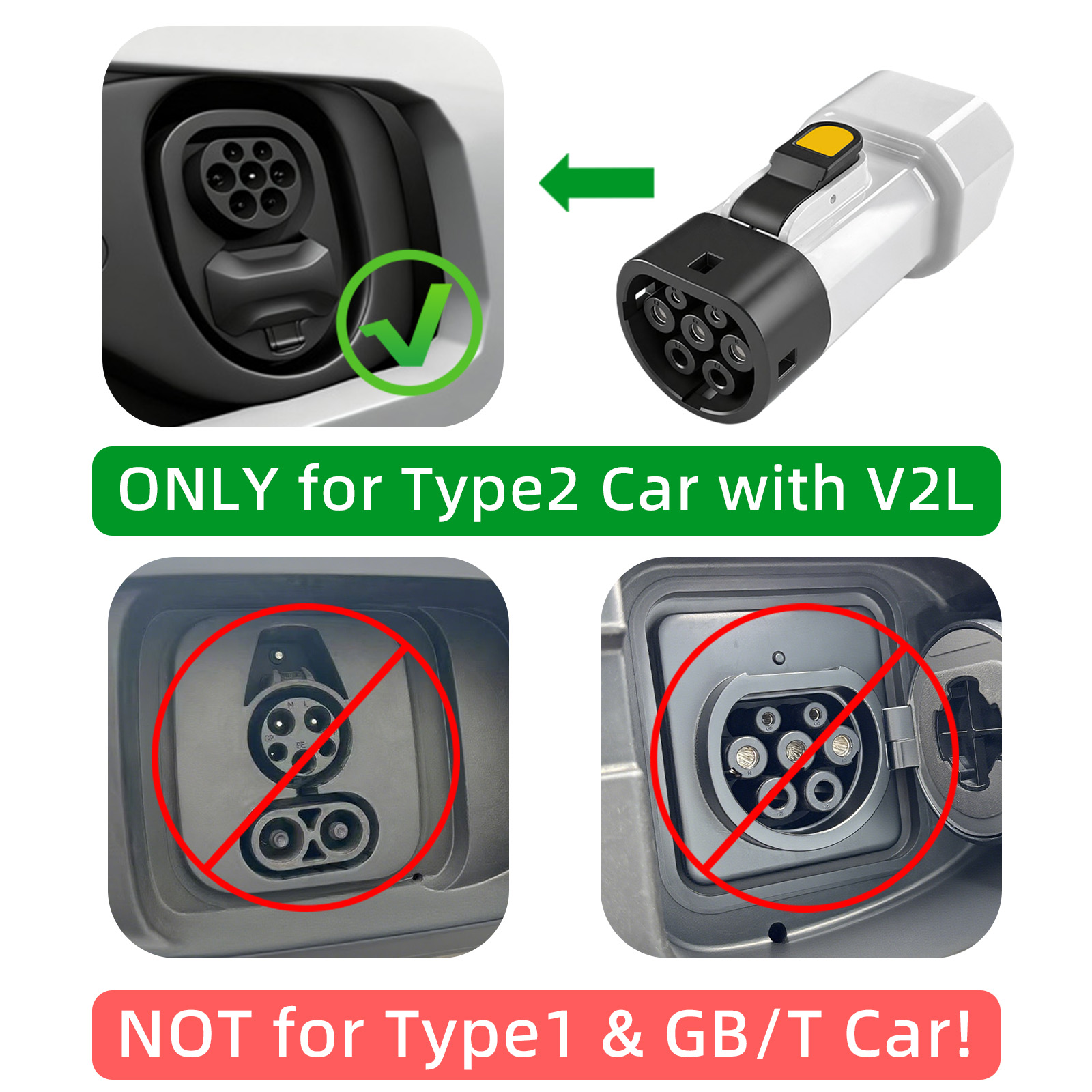 EVqiaoyi Adaptateur de Décharg - Car Accessories Usa reseña y precio