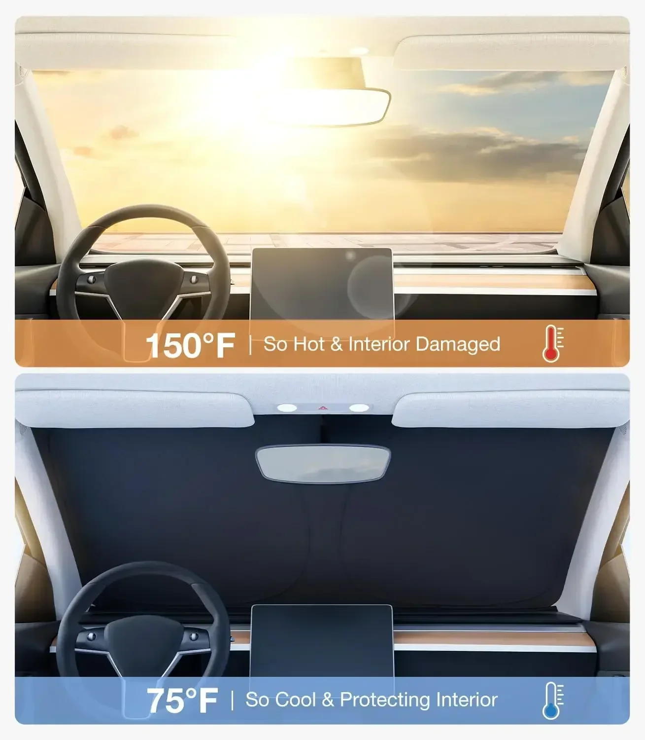 Parasol para Coche, Cubierta P - Car Accessories For Interior reseña y precio