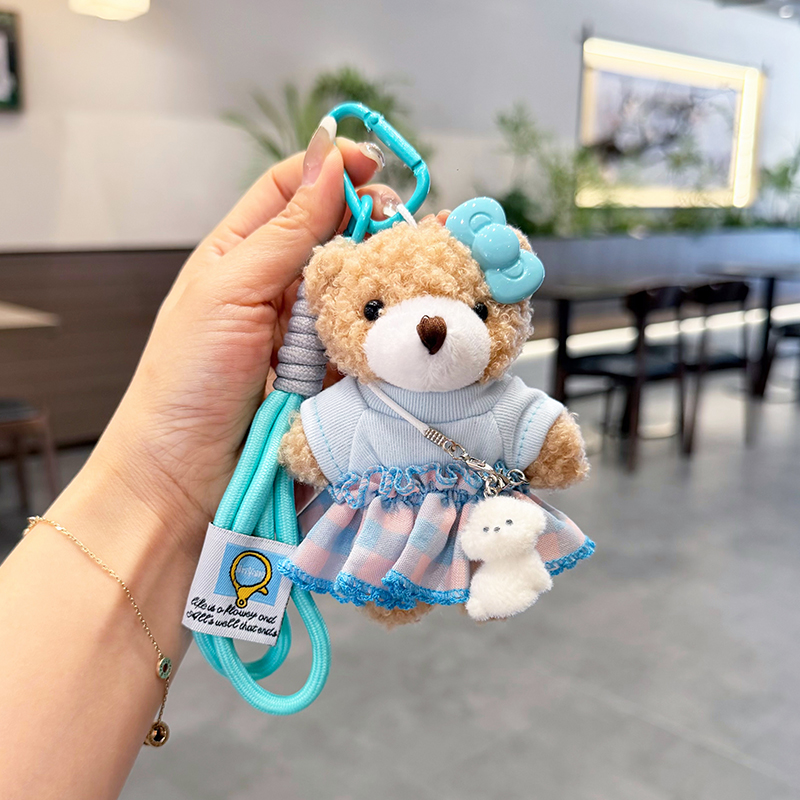 Llavero de oso de peluche con  - Car Accessories For Elderly reseña y precio