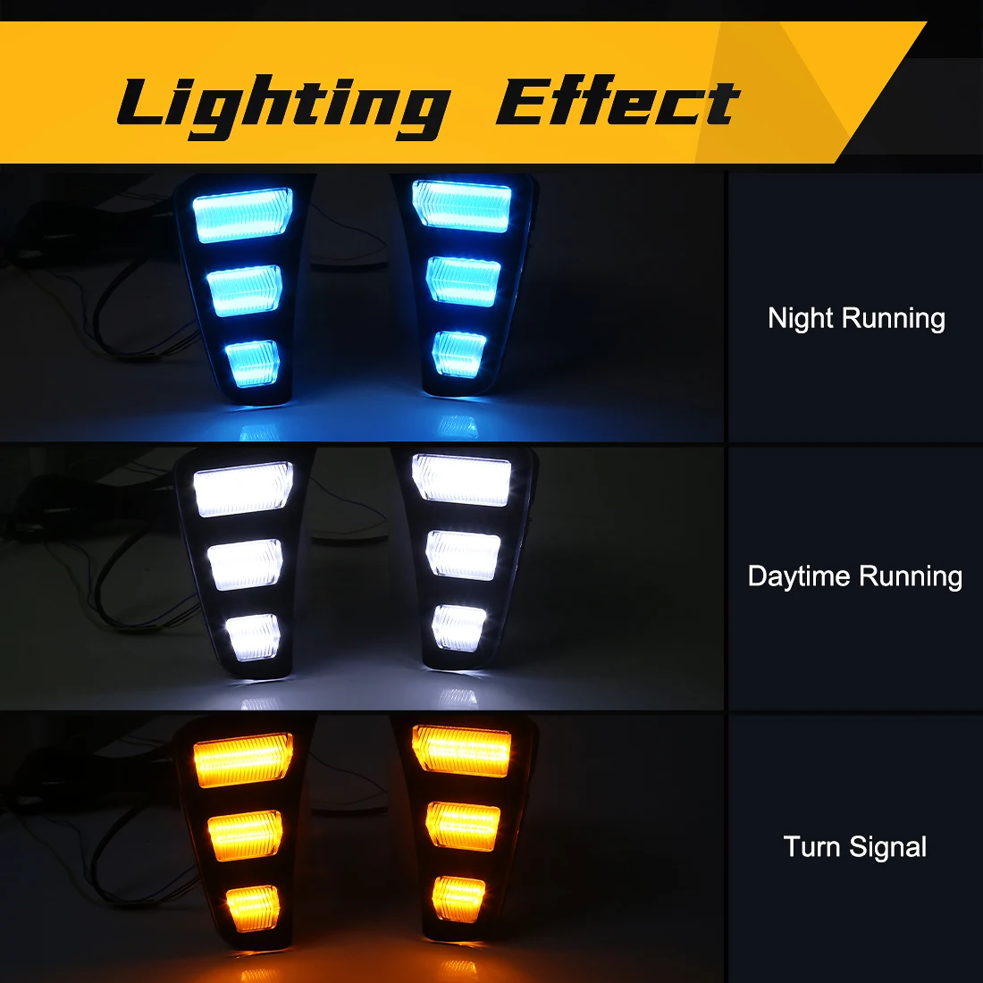 Luz LED de circulación diurna  - Car Accessories For Road Trip reseña y precio