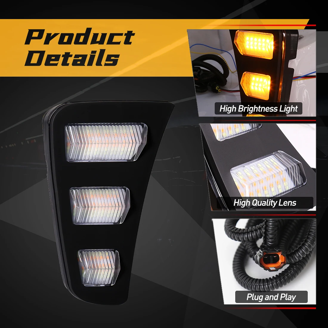 Luz LED de circulación diurna  - Car Accessories For Road Trip reseña y precio